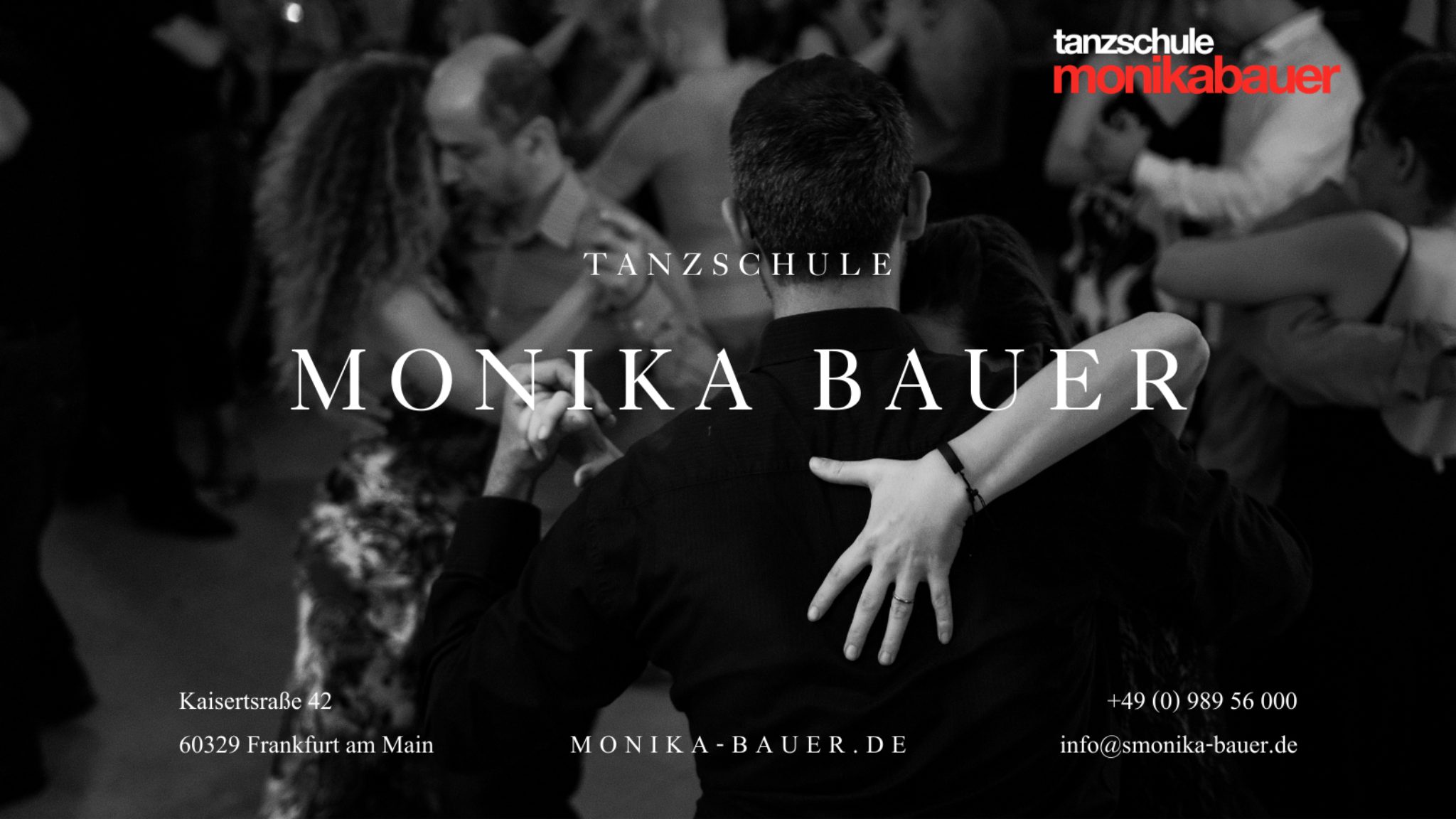 Tanzschule Monika Bauer – Gutschein Motiv klassisch elegant